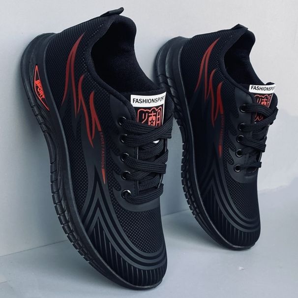Spring New Men's Shoes Students Outdoor Sports Shoes Men's Work Labor Protection Shoes Casual Tide Match Through Pneumatic Running Shoes_vogvips.com