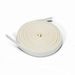 Shoelace Polyester Solid Color Flat Double Hollow Shoelace 8mm_vogvips.com
