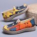 Children's Women's Plus Size Casual Colorful Color Blocked Cloth Shoes, Single Kick Shoes_vogvips.com