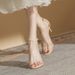 MTX Summer New Heels 2025 Nude Color Thin Strap One-Word Transparent Fairy Style Elegant High Heel Sandals For Women_vogvips.com