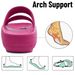Bebealy Summer Arch Support Slide Sandals For Women Pillow Soft Cloud Slippers New Home Shower Slippers For Plantar Fasciitis_vogvips.com