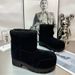 New Trendy Shoes Solid Color Genuine Leather Real Fur Slip-On Snow Big Toe Thick Sole Fashion Casual Winter Women's_vogvips.com