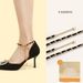 Shoe Accessories New style pearl diamond strap high heel sandals no heel anti fall heel straps no installation required elastic adjustable_vogvips.com