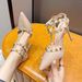 Women's Roman Sandals T-strap, 2026 New Summer Model, High-heeled Shoes With Thin Heels, Stylish And Versatile Women's_vogvips.com
