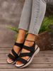 New Women's Wide Width Comfort Wedge Sandals - Retro Style Lightweight Casual Summer Shoes_vogvips.com