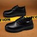 2025 New Autumn Men's Leather Black Formal Business Youth British Style Casual Versatile Work Shoes For Men_vogvips.com