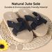New Flat-soled Sandals Women's Outer Wear Summer Versatile Beach Shoes Heightening Non-slip Sandals Bow_vogvips.com
