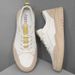 Men's Casual Shoes Lace-up Contrasting Casual Shoes First Layer Men's Board Shoes_vogvips.com