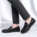 Leather Men's Shoes Day Men's Soft-soled Hole Shoes_vogvips.com
