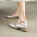 【Soft Sole And Soft Upper】Cameido Delicate Pearl Ankle Strap Mary Jane Shoes, 2025 Autumn Thick Heel Shallow Single Shoes_vogvips.com