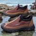 Euro Step Men's New Autumn Versatile Casual Soft Sole Comfortable Dad Slip-On Cloth Shoes_vogvips.com