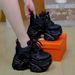 Women's Thick-soled Dad 2026 Spring New Model, Rhinestone Fashion, Height-increasing Women's Shoes, Versatile Sports And_vogvips.com