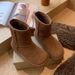 Grape Mom Studiolee Thick-Soled Height-Increasing Fleece-Lined Short Tube Calf Suede Snow Boots For Women Autumn Winter_vogvips.com