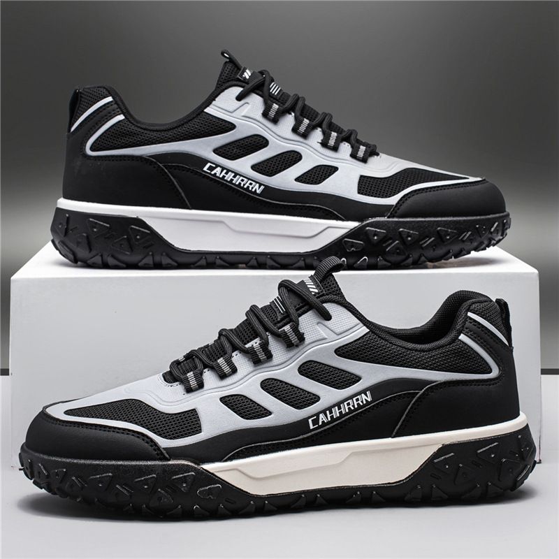 Men's Mesh Breathable Running Shoes Vintage Agassi Casual Sneakers White Dad Shoes Comfortable Lightweight Sports_vogvips.com