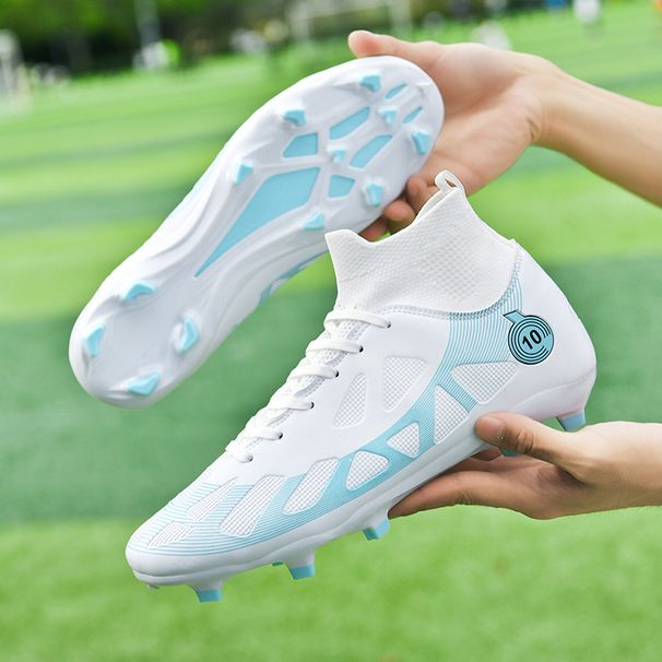 High top football shoes Men's long spike broken spike student children's professional training shoes_vogvips.com