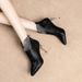 Women 2021 New Spring Women's Simple Elegant Thin Heel Single Boots Pointed Toe High Heels Autumn Winter Season_vogvips.com
