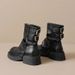 The New Maillard Pleated Trouser Boots For Women In The Autumn Of 2025.1 With Thick Soles_vogvips.com