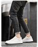 Men's Board Shoes Breathable Thin Shoes Non-slip White Shoes Casual Sports Casual Board Shoes_vogvips.com