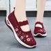 Women's Cross-Border Large Size Casual For Middle-Aged And Elderly Mothers Embroidered Old Beijing Cloth Shoes Slip-On_vogvips.com