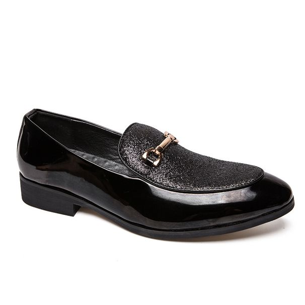 Summer Soft Leather For Men Korean Style Trendy British Casual Slip-On Loafers Versatile Hairstylist Men's Shoes_vogvips.com