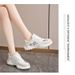 Dad Shoes Women 2026 European Shoes New Summer Breathable Single Shoes Platform Casual Sports Rhinestone Mesh Shoes Large Size_vogvips.com