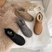 Winter New Snow Boots Women's Flat Short Tube Plus Fleece Thick Warm Shoes_vogvips.com