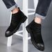 Top Martin Boots Men's Shoes Medium Tube Tooling Boots Velvet Warm Polish High-top Leather Boots Men_vogvips.com