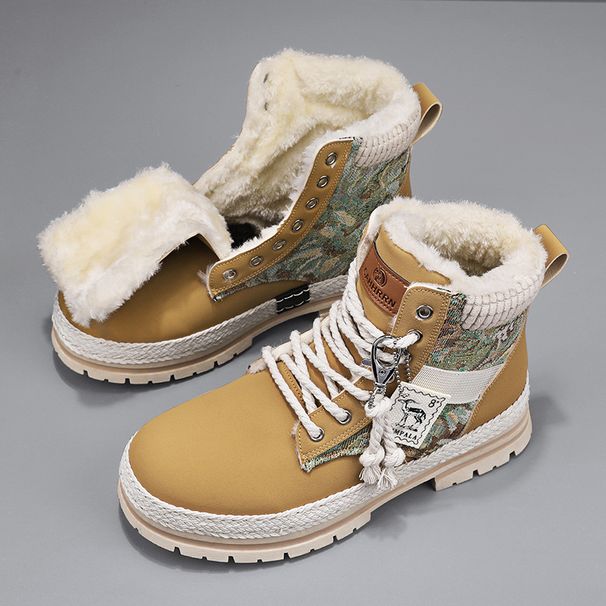 Brand Factory Store Winter Trend Plush Martin Boots, Work Boots, Motorcycle Boots, Warm Casual Shoes, Warm And Anti Slip_vogvips.com