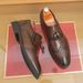 New Fashion Men's British Black Business Casual Loafer Shoes Daily Driving Office Leather Shoes One Foot Pedal Lazy Brown Banquet Dress Wedding Men's_vogvips.com
