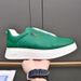 Men's Genuine Leather Sneakers Fashion Breathable Casual 2025 New First Layer Cowhide White Board Shoes Men_vogvips.com