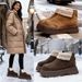 Thick-soled Snow Boots For Women, Fleece And Thickened Birken Ankle Boots, 2025 New Winter Cotton Shoes_vogvips.com