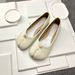 Mirror Toe Split Women's Flat Shoes - Genuine Leather Round Toe Slip-Ons For Casual & Dressy Outfits (Silver, Beige, Black)_vogvips.com