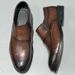 High-end Genuine Leather Versatile Pointed Toe Slip-on Business Casual Formal First Layer Cowhide Men's Shoes_vogvips.com