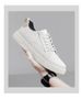Men's Round Head Board Shoes Cowhide Surface Breathable Small Hole Casual Little White Shoes Low-top Sports Men's Shoes_vogvips.com