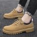 European Warm Series Summer 2025 New Thick-Soled Work Shoes Short Casual Low-Top Martin Boots Men's Trendy Construction Site_vogvips.com
