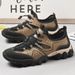 Mesh Shoes Men's Breathable Hollow-Out Sneakers Men's 1 Slip-On Lightweight Non-Slip Outdoor Casual Tracing Shoes_vogvips.com