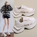 Breathable Dad Shoes Female Student Casual Shoes Female Platform Running Shoes Female_vogvips.com
