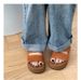 Trendy Boken Small Toast Velcro Wo, Fashionable And Versatile, Suitable Outdoor Wear, Lazy Beach Suede Sandals For_vogvips.com