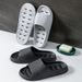 Comfortable And Leak-proof Home Slippers With Thick Soles, Non-slip, Suitable For Summer, Bathroom Use, Couples' Soft-soled Indoor , Suitable For Outdoor Wear And With Toe Separation_vogvips.com