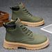 Martin 2025 New Autumn Men's Outdoor Hiking Wear-resistant Casual Sports Versatile Yellow Boots_vogvips.com
