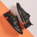 Board Shoes Men's Printed Breathable Board Shoes Comfortable Elastic Band Flat-bottomed Sports And Leisure Men's Shoes_vogvips.com
