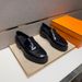1:1 Standard Original Box 2025 New Men's Slip-On Thick-Soled Loafers Fashion Gentleman Business Casual Leather Shoes_vogvips.com