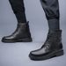 Martin Boots Men's High-top Style First-layer Tooling Boots Inner Tide Boots Black Work Leather Boots Men's Shoes_vogvips.com