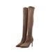 Over-the-Knee For Women 2025 New Autumn Winter Thin Pointed Toe Long Sexy Slimming High Heel Stretch Boots_vogvips.com