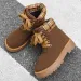 Petite 5cm Autumn Winter Outdoor Casual Martin Men Leather Round Toe Stylish Slim Fashion Short Boots YZ06_vogvips.com
