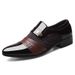 2025 New Shiny Leather Men's Casual Business Formal Large Size Metal Versatile Shoes_vogvips.com