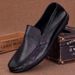 Casual Versatile Slip-On Soft Sole Breathable Men's Thin Loafers Lightweight Commuter Leather Shoes_vogvips.com
