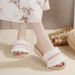 Thai Tassel Straw Sandals Summer New Versatile Trendy Outdoor Non-Slip Bohemian Women's Slippers Furry Shoes_vogvips.com