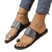 Large Toe In Summer 2025, Lightweight And Cool Flat Slippers For Women_vogvips.com