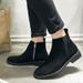 Autumn and winter new warm shoes frosted boots men's retro leather boots casual men's boots_vogvips.com